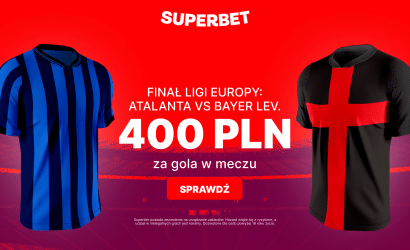 Bonus 400 zł za gola w finale Ligi Europy (Atalanta &ndash; Bayer)