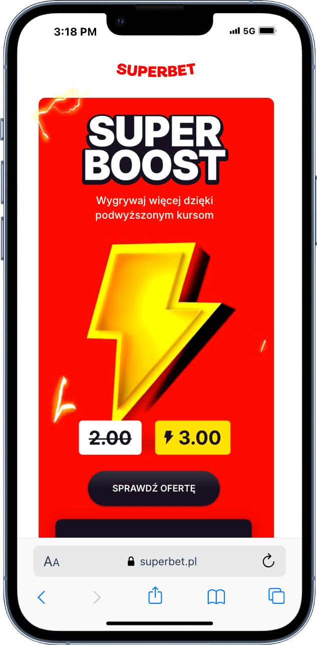 SUPER BOOST Superbet.pl